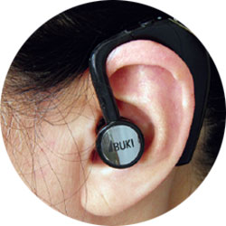 骨伝導耳掛け式 音声拡聴器 ボン・ボイス｜助聴機・拡聴器｜介護用品の 