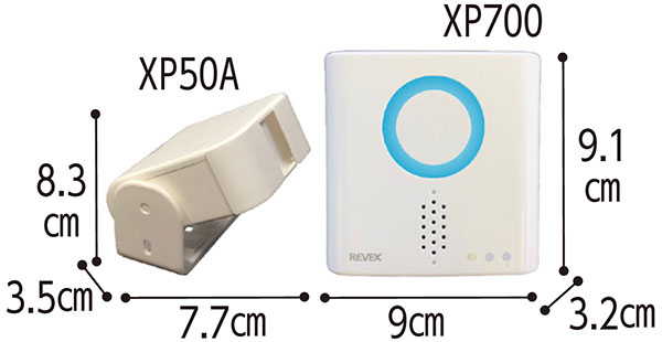 防雨型人感センサー人感チャイム XP750A｜介護用呼び鈴・チャイム｜介護用品の通販・販売店【品揃え日本最大級】- 快適空間スクリオ