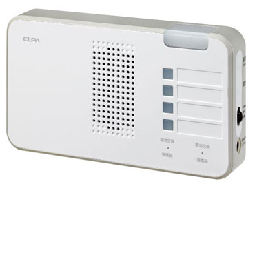 ワイヤレスチャイム インターホン 受信器ランプ（EWS-P52）+防水押しボタン（EWS-P32）+卓上押しボタン（EWS-P35）セットの説明