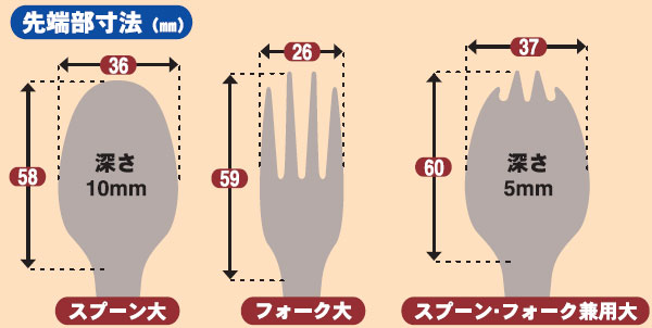 首が曲がるスプーンフォーク かるまげ35 3本セット大 介護食器の説明
