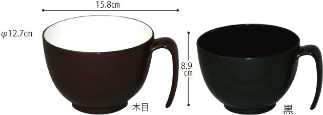 取っ手付きどんぶり 2個セット HS-N37の説明