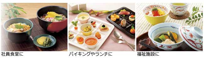 介護食器 メラミン食器 美華シリーズ 大皿｜お皿・お茶碗