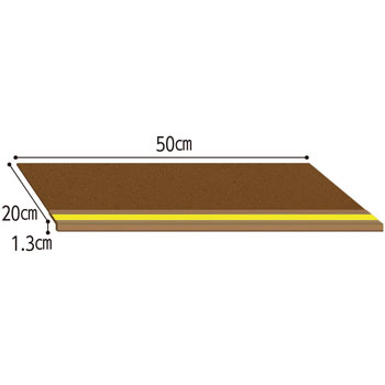 ダイヤタップソフト 屋内用 20×50cm(14枚セット) 蓄光ライン入りゴム製階段用すべり止めマット｜すべり止め（滑りどめ）｜介護用品の通販