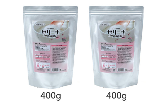 嚥下補助ゼリー調整食品 ゼリーナ おかゆ用タイプ 400g×1袋の説明