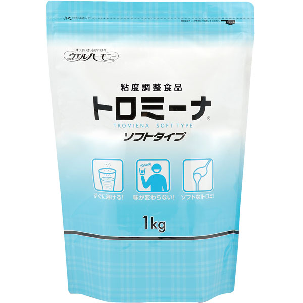 嚥下補助とろみ剤 トロミーナ ソフトタイプ 1kgの説明
