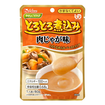 やさしくラクケア とろとろ煮込みのレトルト総菜シリーズ かまなくてよい 4種4個セット×6（計24個） 介護食の説明