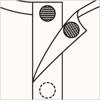 両横開きロンパン 5分丈 紳士用 No.15 (2枚セット) M/L