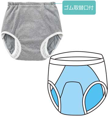 前閉じタイプの大容量吸水