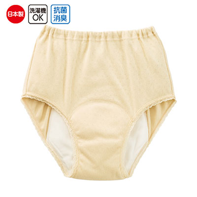 日本製 婦人軽失禁パンツ 安心快適ショーツ2枚組 38226 給水量120cc 抗菌消臭