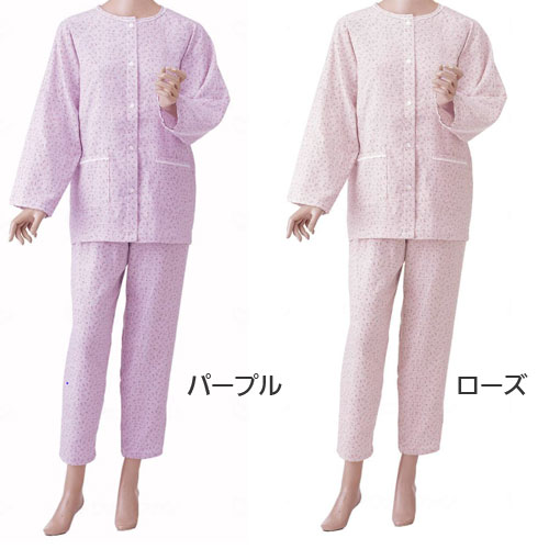 婦人楽らくガーゼパジャマ 長袖 No901 春夏用のカラー（色）