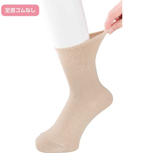 日本製 婦人 しめつけ解消ソックス（22～24cm） 7足セット 足首ゴムなし 89286の説明