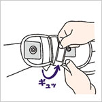 拘縮予防介護手袋　プライムおしゃもじくん