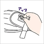 手指の変形を防ぐ介護手袋　プライムおいなりくん