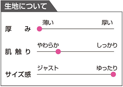 おしりスルっとさらさらカチオンライトパンツ　820896の説明