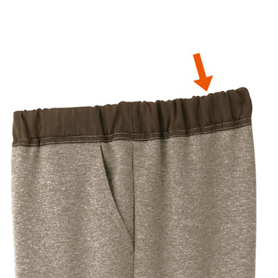 おしりスルッとニットホッピングパンツ　821142の説明