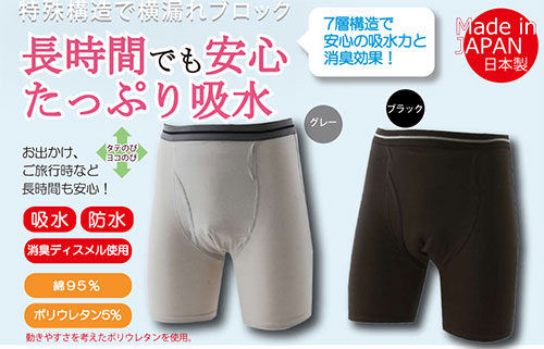 中失禁用パンツ スーパーさらりん 130cc 紳士用の説明