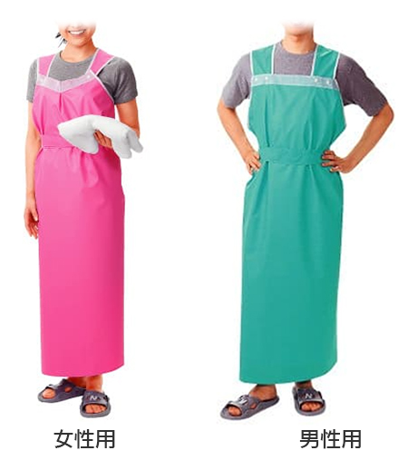 軽やか介助用エプロン ロングタイプ 女性用・男性用のカラー（色）