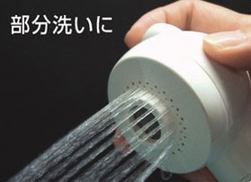 >洗髪シャワーの説明