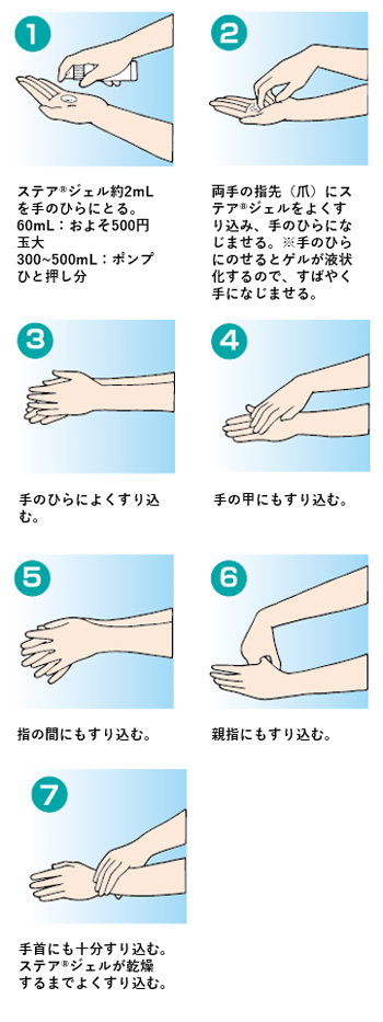 ステアジェル 300ml 1ケース（20本） ゲル状消毒液｜洗浄・衛生機器｜介護用品の通販・販売店【品揃え日本最大級】- 快適空間スクリオ