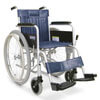 スチール製自走用車椅子 KR801Nエアタイヤ 座幅42cm 病院・施設