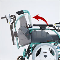 自走型車椅子 タイトターンの説明