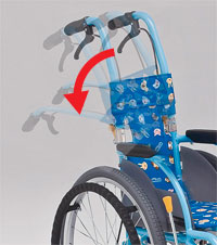 子供用車椅子Leveret MKD-S 自走用のカラー