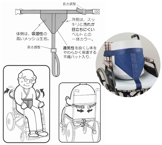 グランドセール 看護用品研究所 B-101 車いす用あんしんベルト - その他 - hlt.no