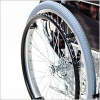ワイドタイプ自走用車いす 座面幅46cm KS50-4643の説明