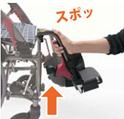 標準車椅子 介助用エアタイヤ WAP16-40(42)A WAVIT+(ウェイビットプラス)の説明