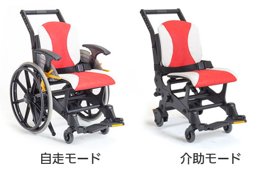 オール樹脂製車椅子 モルフ MOR-01の説明