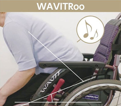 自走用車椅子 肘掛跳ね上げ WAVUTRoo+（ウェイビットループラス）WARP22-45-M(H/SH)の説明