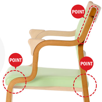 スタッキングチェア2脚セット Care-111-AC 介護・福祉施設向け椅子