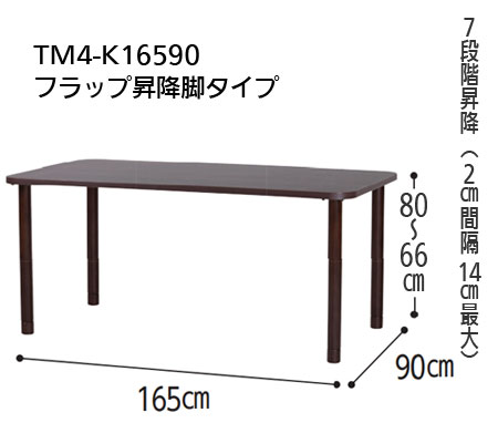 RECX~ϔe[u TM4-K16590 ` 165~90 tbv~r^Cv 4l|Ch̐@}