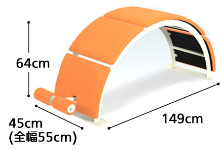 カールベンチTB-1252の寸法図