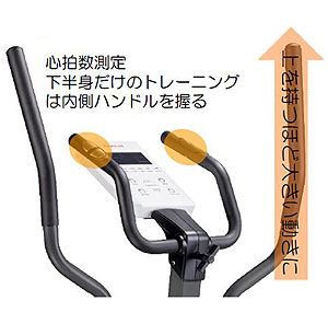 上を持つほど大きい動きに