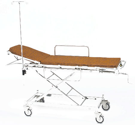 軽量ストレッチャー ハイロー型 ダブルロック背上げ AL-UD-2の説明