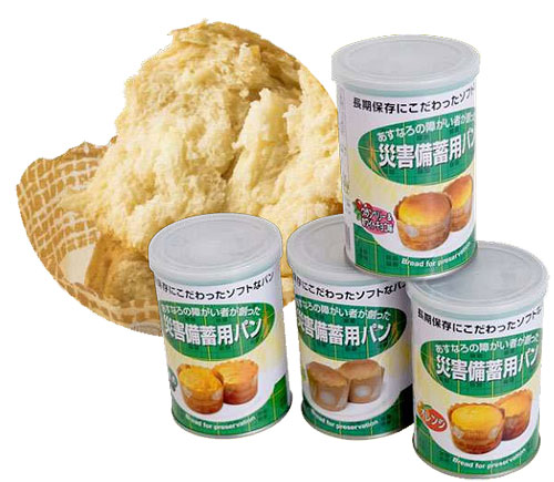 災害備蓄用パン 1ケース（24缶入り） 受注生産 保管期間5年のイメージ