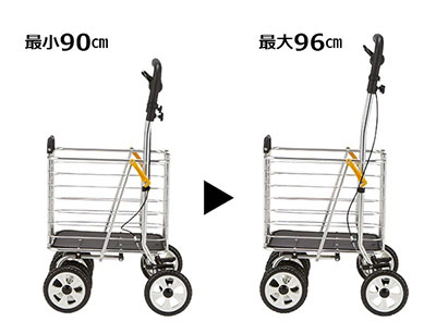 シルバーカー ノーブルワゴンM(NBW-1M) 大容量ワゴンタイプの説明