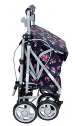 折りたためて自立し持ち運びしやすい