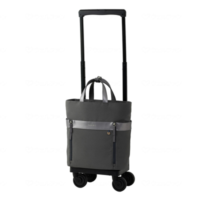 D-671 KANTOU (間道) M-18 スワニー ショッピングカート 4輪ストッパー付　灰