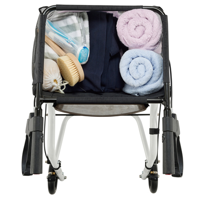 スルーン歩行車 コエルルーム KOLM-WH 室内用 コンパクト 折りたためるの説明