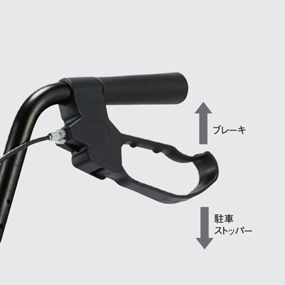 スルーン歩行車 コエル8 抑速付き KOLY8-01WH 折りたためるの説明