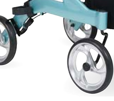 杖置き付 四輪歩行車 Pastel《KW-LP-M》Mサイズ カワムラサイクル 屋内外両用 歩行器 シルバーカー　ホイール