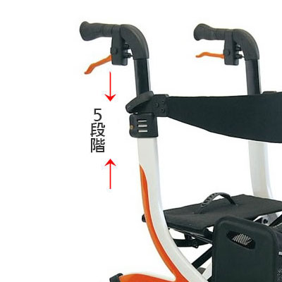 【非課税】四輪歩行車 KW40 カワムラサイクル 屋内外両用 歩行器 シルバーカー　高さ調節5段階