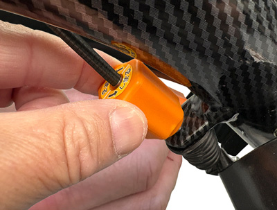 工具不要なブレーキ調節