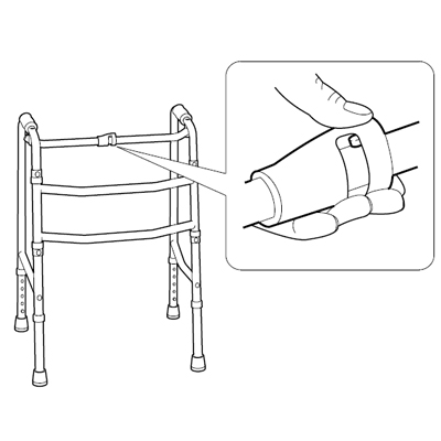【非課税】アルミ製 交互歩行器(MRB-02021) ウレタングリップ 歩行支援用具 ミキ Miki の説明