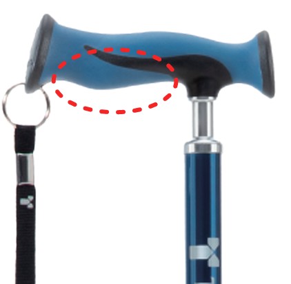 バンブーステッキ スリムネック 折りたたみ杖 竹虎の説明