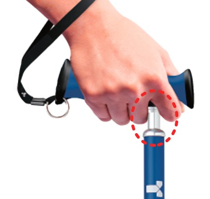 バンブーステッキ スリムネック 折りたたみ杖 竹虎の説明