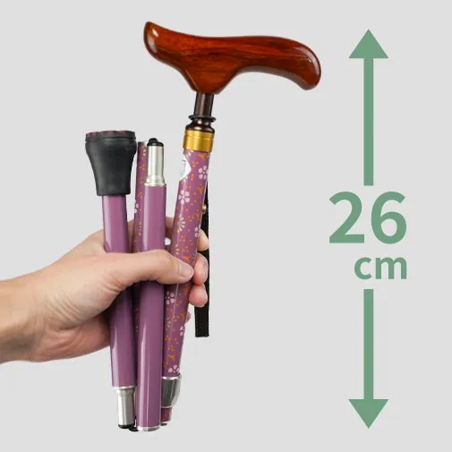 持ち運びに便利な折畳み機能