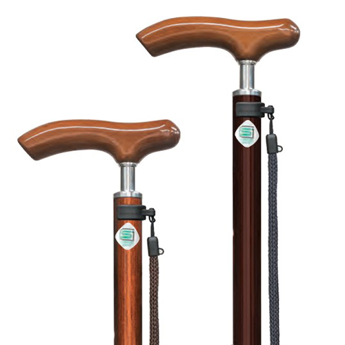 スレンダーネックステッキ 伸縮杖 フジホームの説明